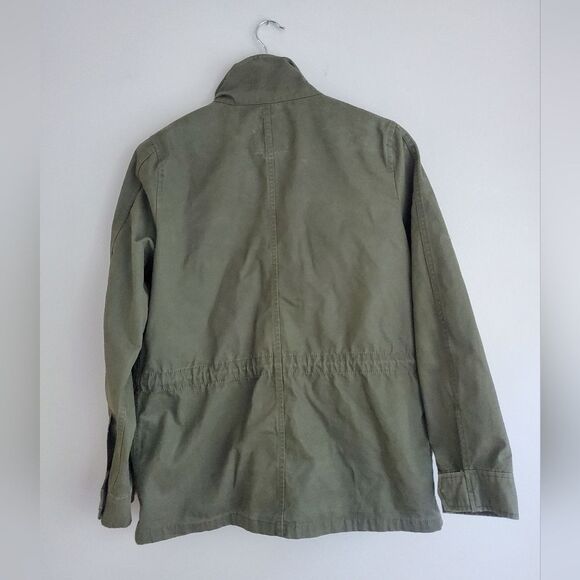 Madewell olive green surplus fatigue cargo jacket lightweight size small - Picture 8 of 13